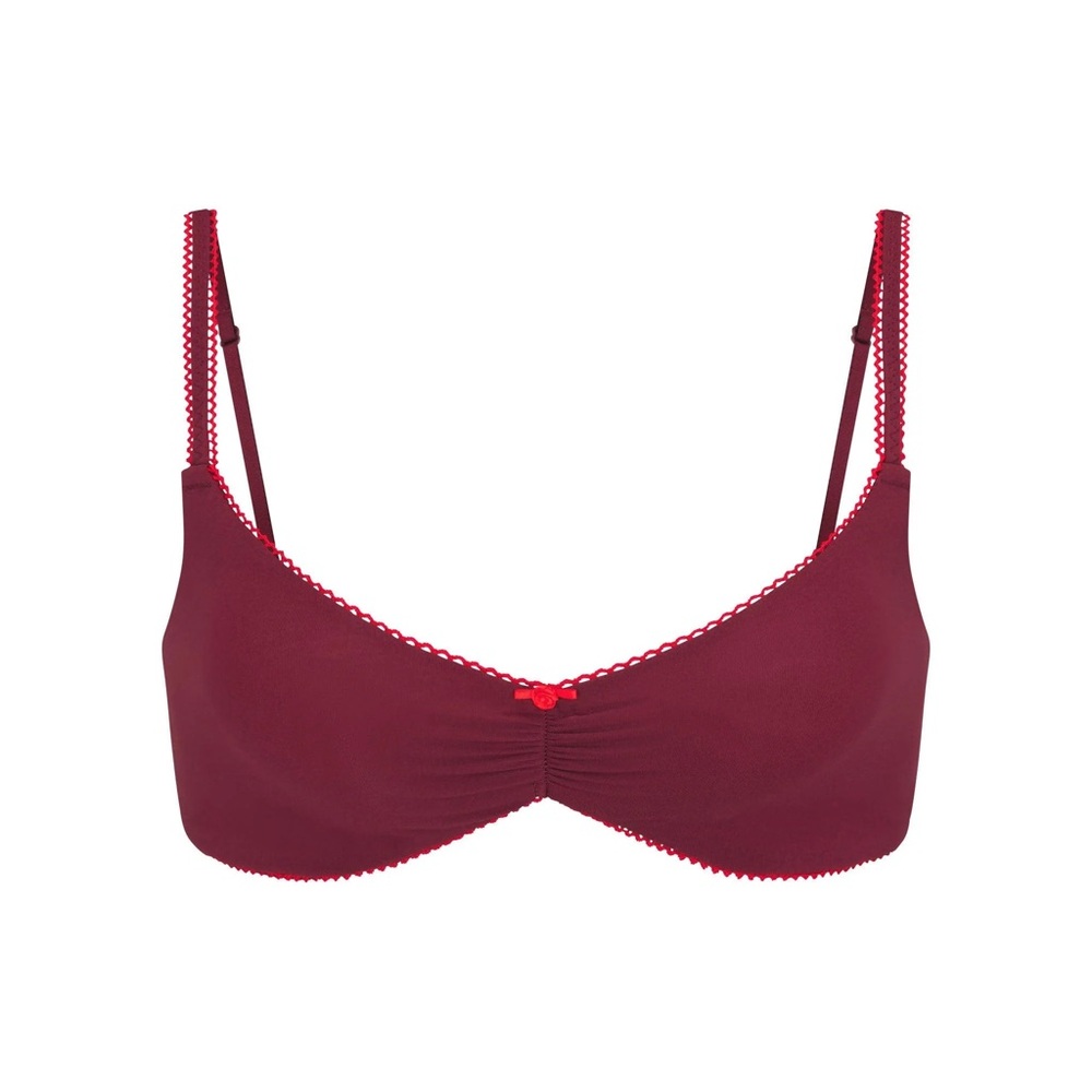 Skims Fits Everybody Picot Trim Scoop Bralette L